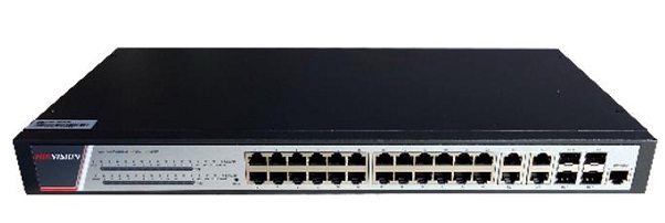 24 Port Gigabit Full Managed PoE Switch HIKVISION DS-3E2528P(B)