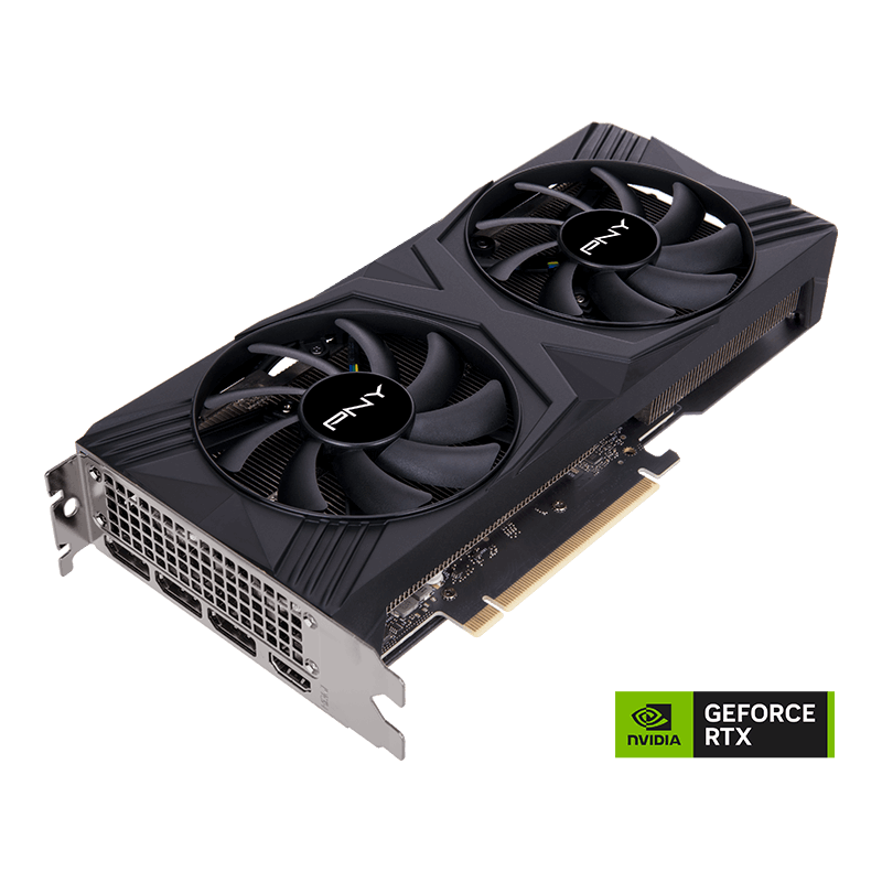 Card màn hình PNY GeForce RTX 4060 Ti 16GB VERTO Dual Fan (VCG4060T16DFXPB1)