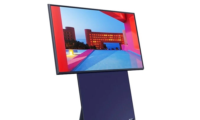 QLED SERO Tivi Samsung 4K 43 inch QA43LS05TAKXXV Lifestyle TV Mới 2020