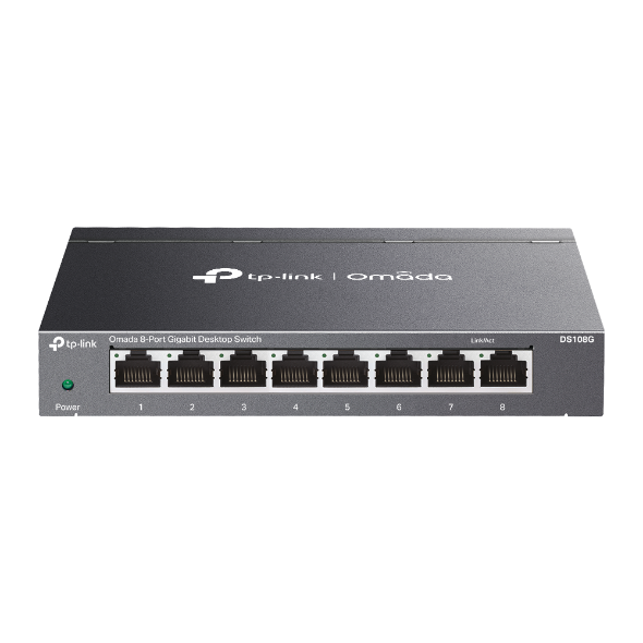 Switch 8 cổng Gigabit TP-Link Omada DS108G cắm là chạy - Giá Đại Lý