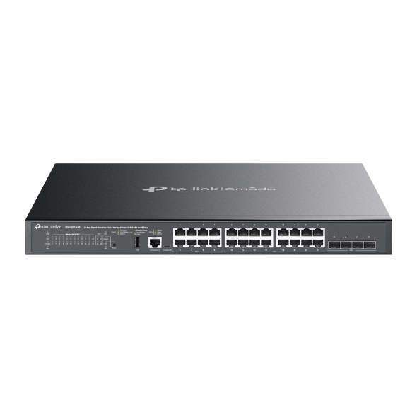 Switch PoE++ 24 cổng Gigabit TP-Link Omada SG5428XMPP L3 Lite Stackable - Giá Đại Lý
