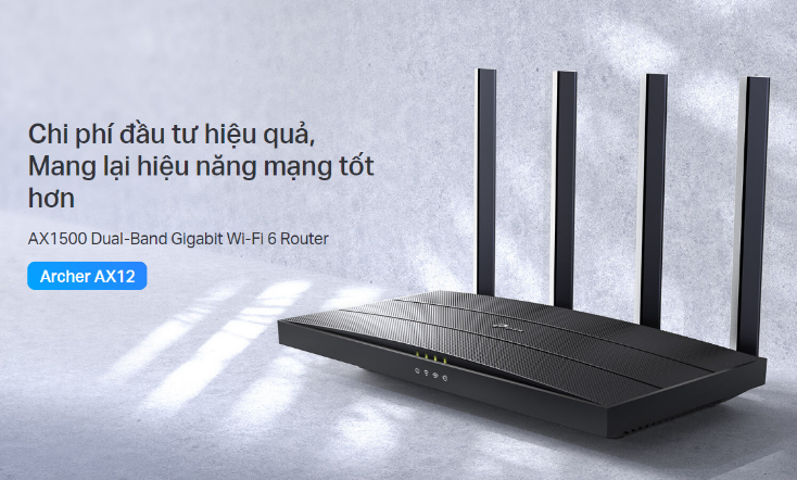 Bộ phát wifi 6 TP-Link Archer AX12