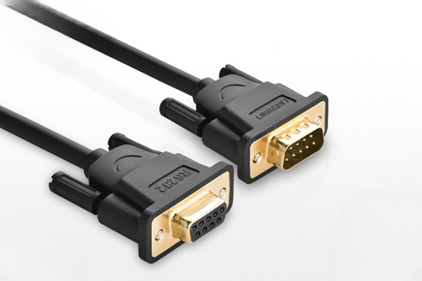 Cáp cổng Com Rs232 9 chân dương sang 9 chân dương (9M/9M) dài 2m Ugreen 20154