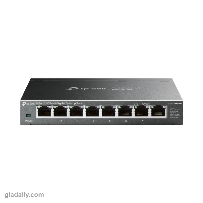 Switch 8 cổng 2.5G Multi-Gigabit TP-Link TL-SG108S-M2 vỏ thép - Giá Đại Lý