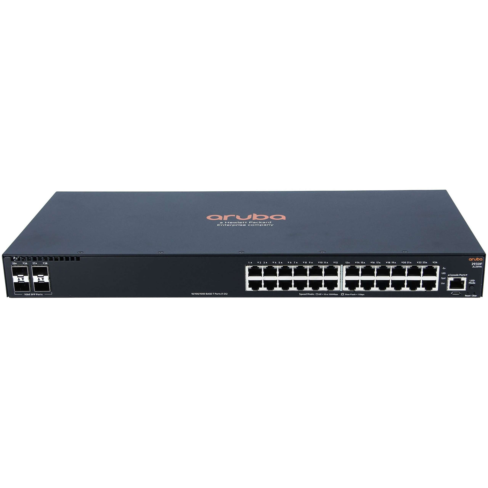 JL259A Switch Aruba 2930F 24 Ports 10/100/1000, 4 SFP Uplink