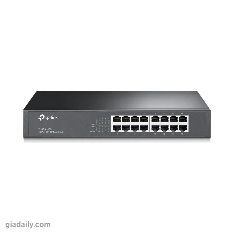 Switch 16 cổng 10/100Mbps TP-Link TL-SF1016DS gắn rack 1U 13 inch - Giá Đại Lý