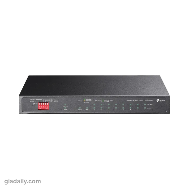 Switch PoE 10 cổng Gigabit TP-Link TL-SG1210PP 6 cổng PoE+ 2 cổng PoE++ - Giá Đại Lý