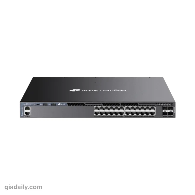 Switch PoE 24 cổng Gigabit TP-Link Omada SG6428XHP L3 Managed Stackable - Giá Đại Lý