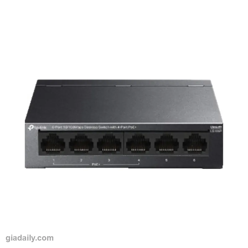 Switch PoE 6 cổng TP-Link LiteWave LS106P 4 cổng PoE 41W - Giá Đại Lý