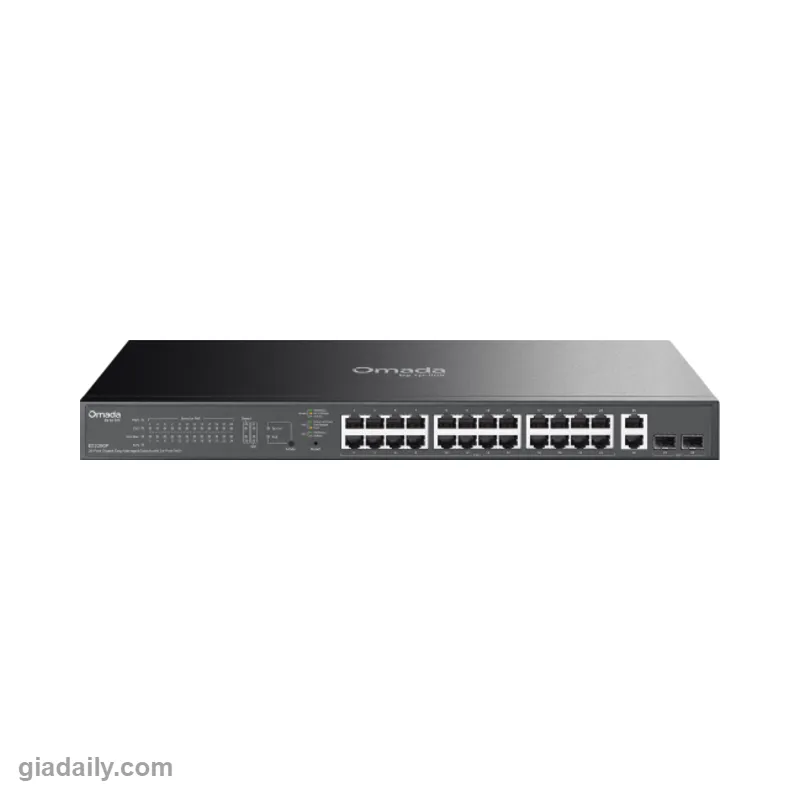 Switch PoE Omada 28 cổng Gigabit TP-Link ES228GP 24 cổng PoE+ 250W - Giá Đại Lý