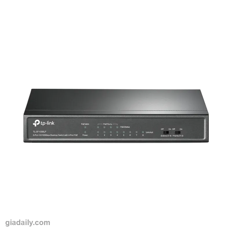 Switch PoE 8 cổng TP-Link TL-SF1008LP 4 cổng PoE 41W - Giá Đại Lý