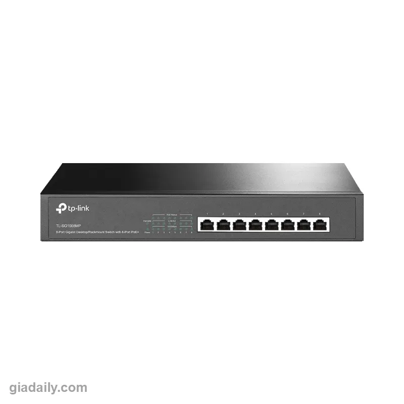 Switch PoE 8 cổng Gigabit TP-Link TL-SG1008MP 8 cổng PoE+ 153W - Giá Đại Lý