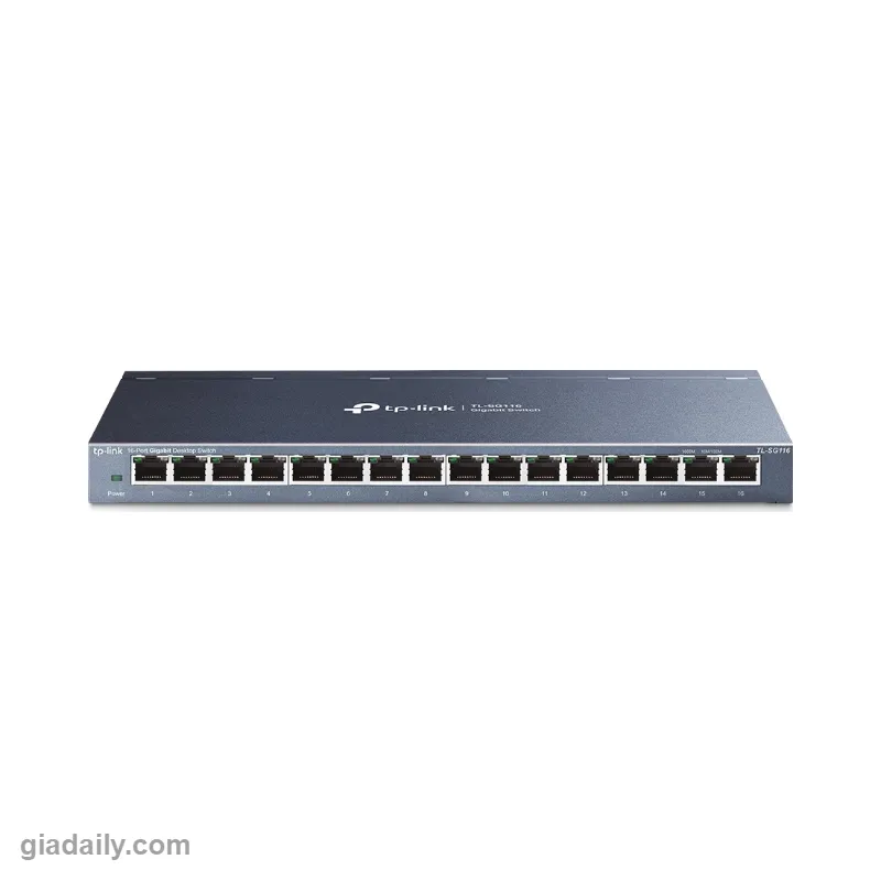 Switch 16 cổng Gigabit TP-Link TL-SG116 vỏ thép để bàn - Giá Đại Lý