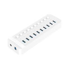 Bộ chia USB HUB 10 cổng USB 3.0 với các công tắc riêng lẻ CT2U3-10AB-WH