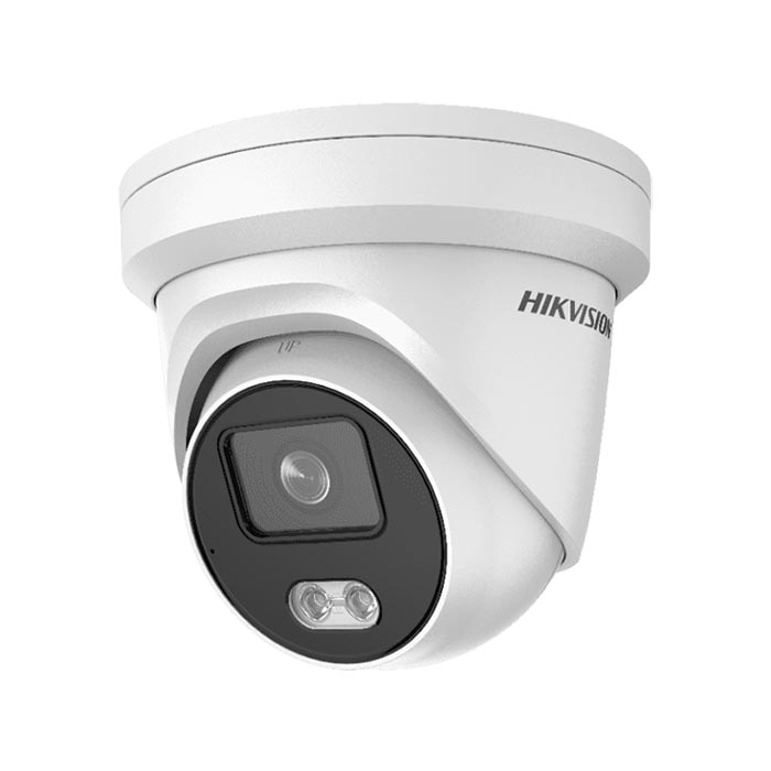 Camera IP ColorVu Hikvision bán cầu vát thế hệ mới 4MP, có màu 24/24