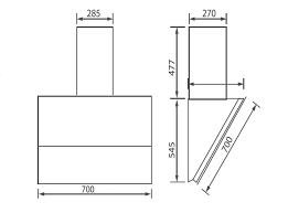 Máy Hút Mùi Độc Lập Canzy CZ 2870GH