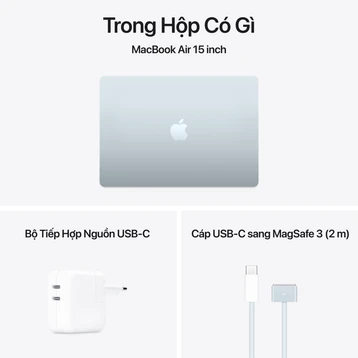 MacBook Air M4 13.6 inch/70W/XANH (SKY BLUE) (Z1H9001AS)