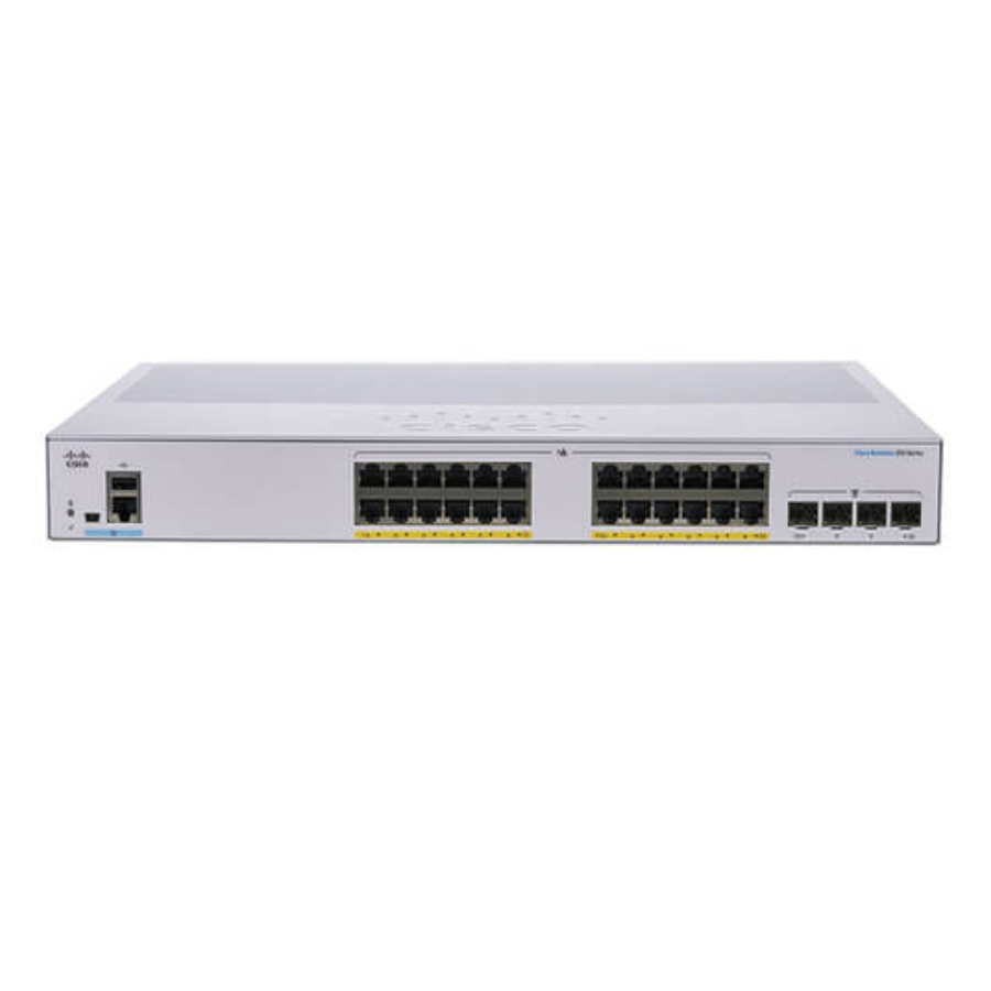 Thiết bị chuyển mạch Switch Cisco CBS250-24FP-4X-EU