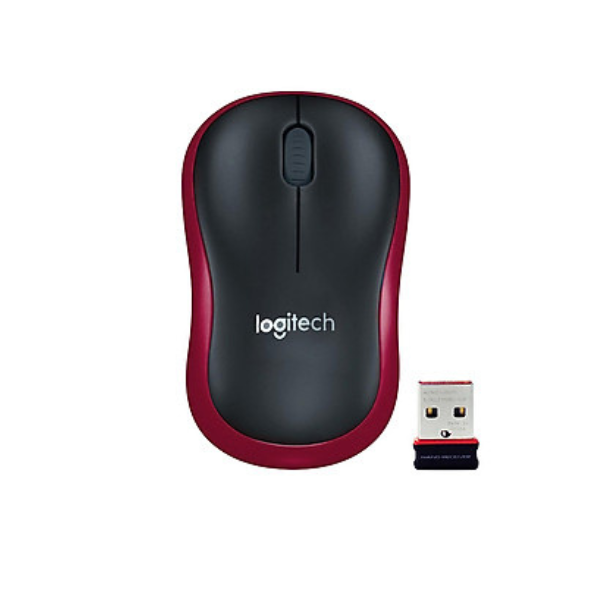 Chuột không dây Logitech M185 Đỏ 910-002503