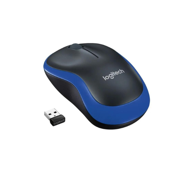 Chuột không dây Logitech M185 Xanh Dương 910-002502