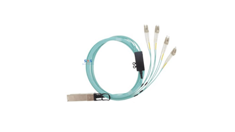 Cable Quang Breakout Gigalight 40G QSFP+ to 8 x LC Connector (GQS-8LC-XXXC