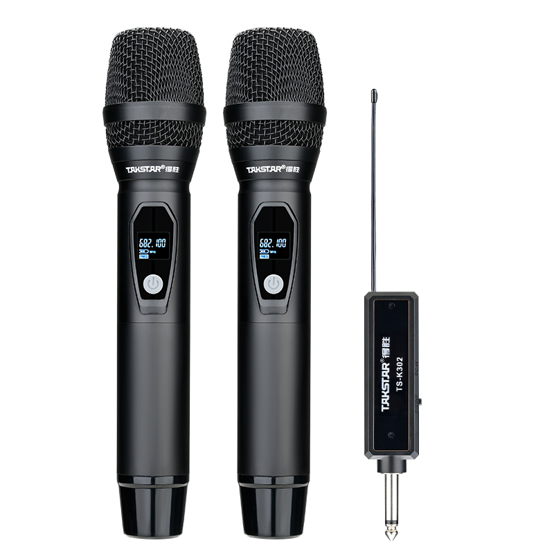 Bộ micro cầm tay không dây kênh kép TS-K302