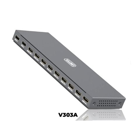 Bộ gộp tín hiệu HDMI 2.0 8 cổng ra 1 cổng V303A UNITEK