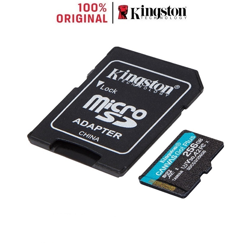Thẻ nhớ Kingston microSDXC Canvas Go! Plus 256GB