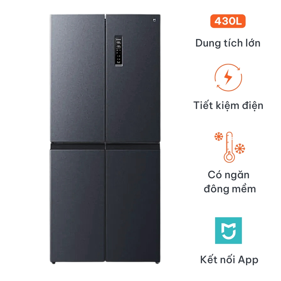 Tủ Lạnh Xiaomi Mijia 430L (Đông Mềm) - kháng khuẩn 99,99%