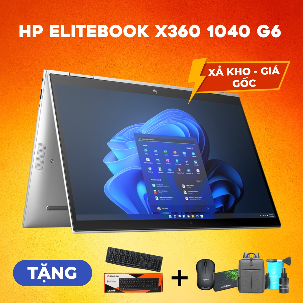 HP Elitebook x360 1040 G6 (Core i5-8665U / RAM 8GB / SSD 256GB / màn hình 14 inch Full HD IPS 2in1) - Likenew