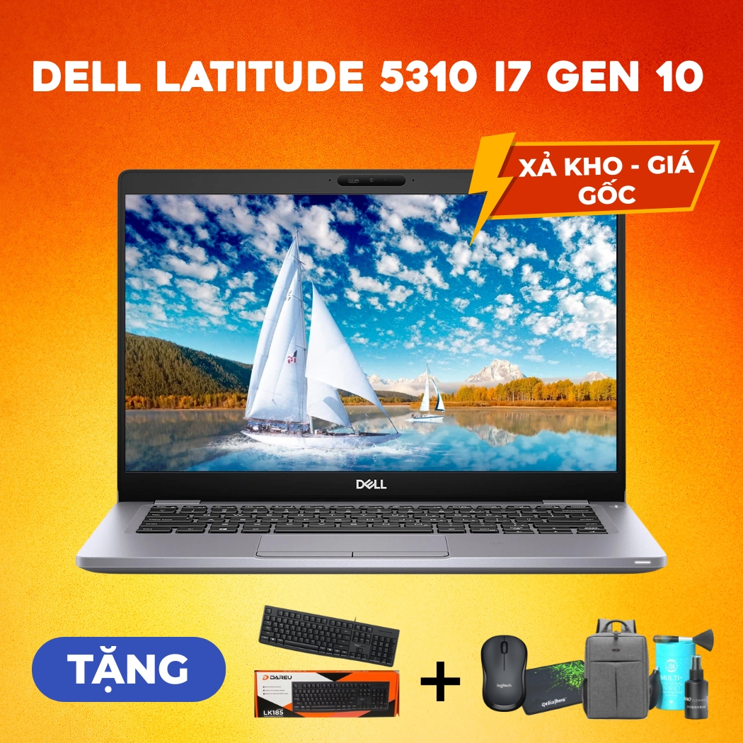 [Laptop cũ] Dell Latitude 5310 (Core i7-10610U/ Ram 8GB/ SSD 512GB/ 13,3 inch Full HD)