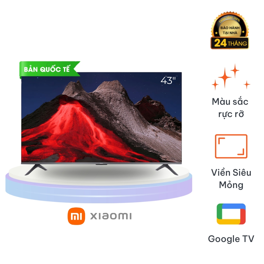 Google Tivi Xiaomi A Pro 43 inch 2026 4K UHD L43MB-APSEA - Bản Quốc Tế