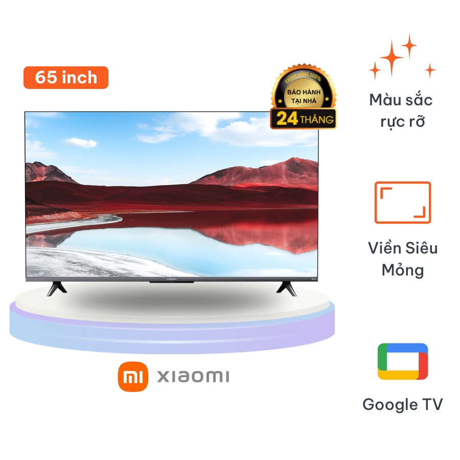 Tivi Xiaomi A Pro 65 inch QLED 4K 2025 (L65MA-SSEA) – Bản quốc tế, Bảo hành 24 tháng