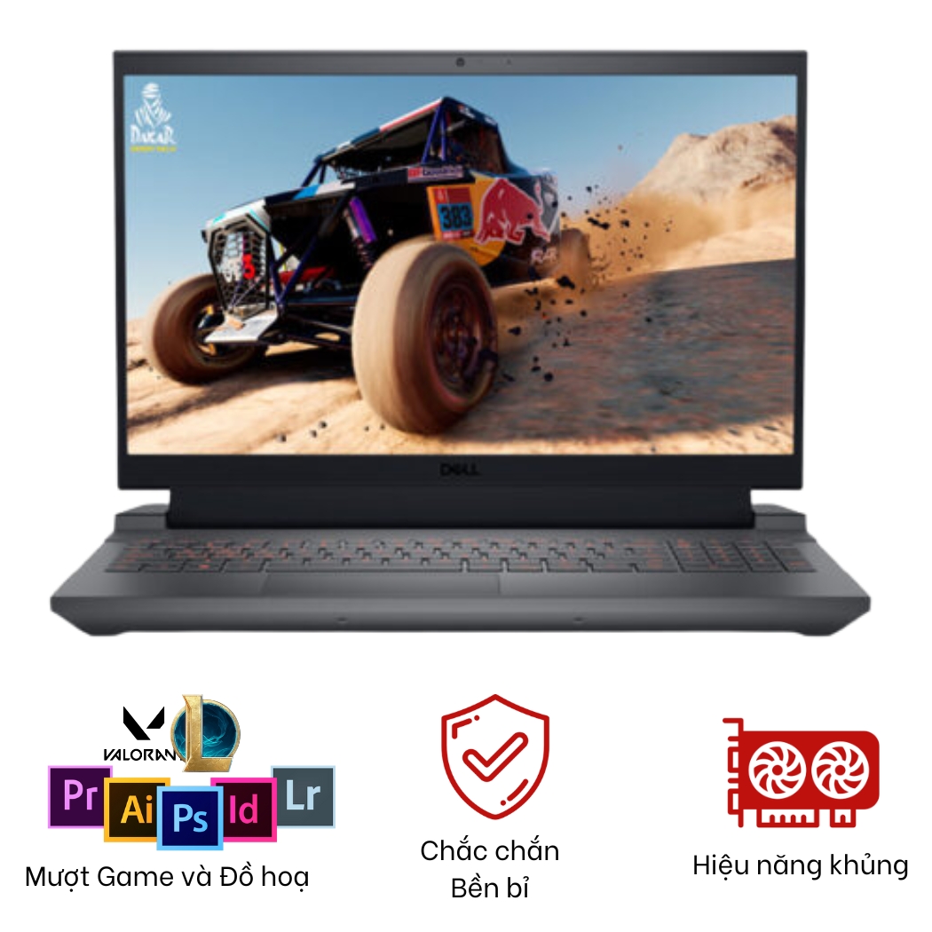 [Likenew] Dell Gaming G15 5530 (Core i5/ i7 13650HX, RAM 16GB, SSD 512GB, NVIDIA RTX 4060 8GB, Màn 15.6 inch QHD 240Hz)