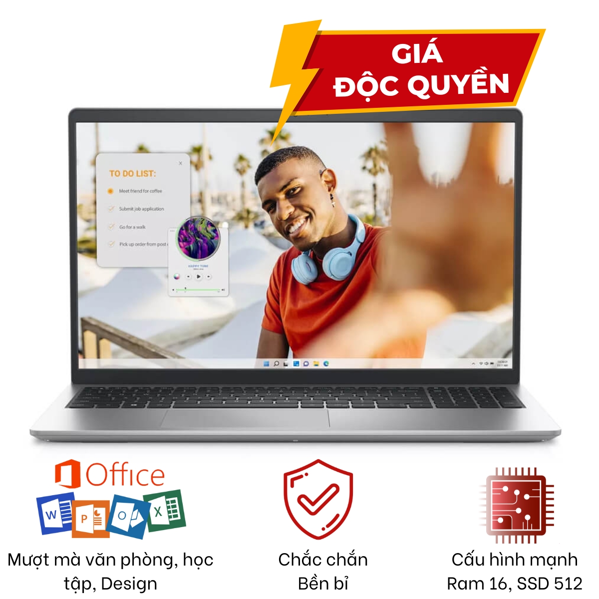 [Mới 100%] Dell Inspiron 15 3530 (core i5-1334U / RAM 16GB / SSD 512GB / 15,6 inch FHD 120Hz) - Nhập khẩu