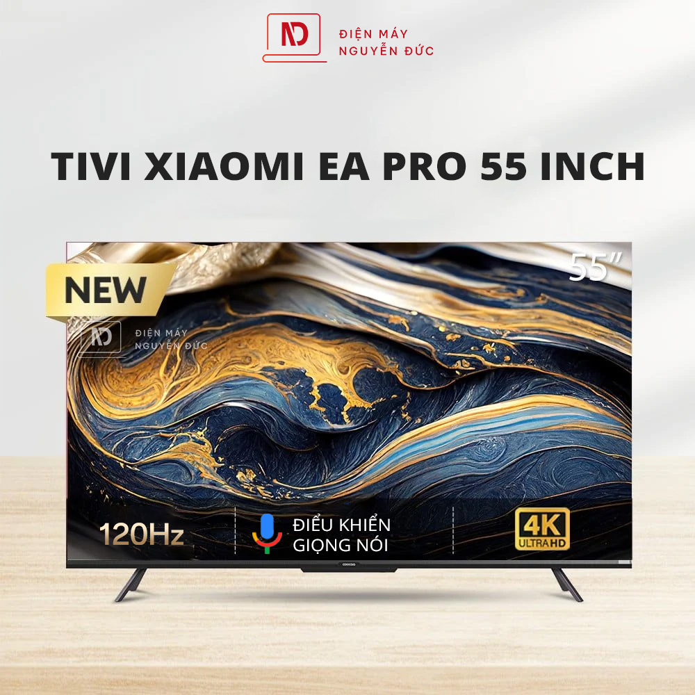 Tivi Xiaomi EA Pro 55 inch (model 2024) 4K-120Hz, 3GB-32GB