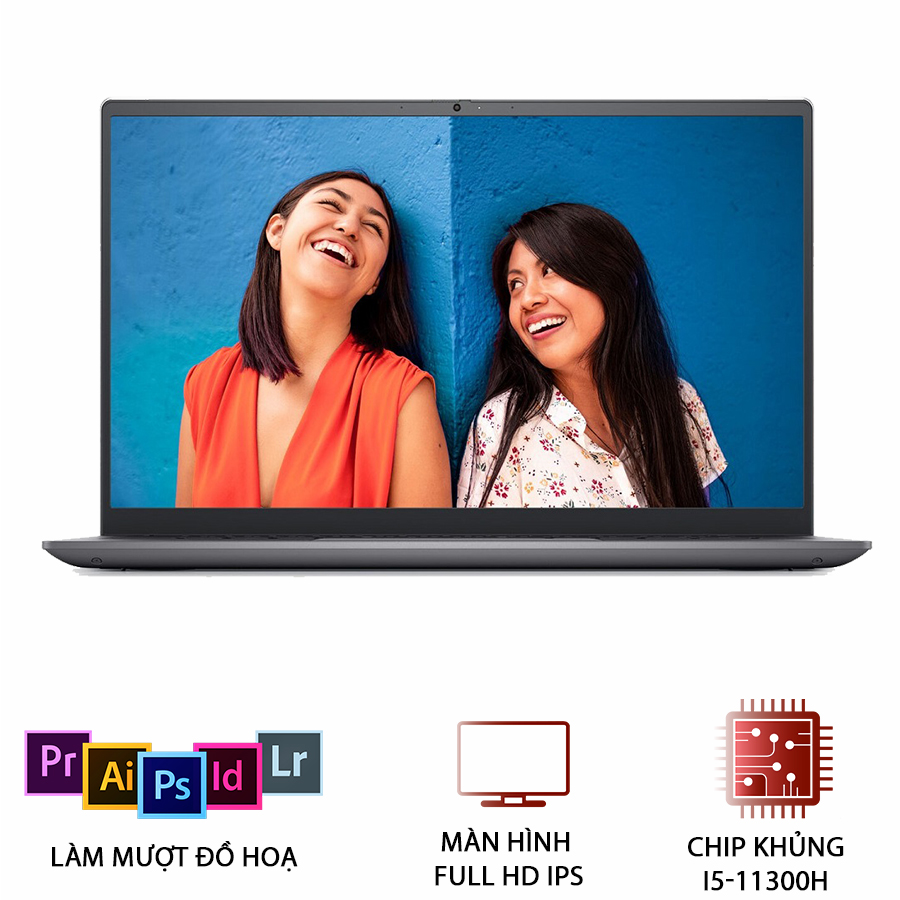 Dell Inspiron 5510, Laptop cấu hình mạnh mẽ chuyên đồ hoạ, văn phòng ( i5-11300H, RAM 16G, SSD 512G, VGA Intel Iris Xe G7, Màn 15.6 inch Full HD IPS )