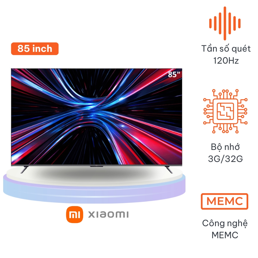 Tivi Xiaomi Redmi X85 (Max 85) 85 inch - Màn sắc nét 4K, tần số 120Hz, MEMC, Bản 2025