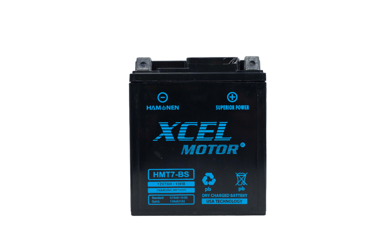 Ắc quy XCEL (SH, Lead cũ, SCR) 7 cao - Model: HMT7