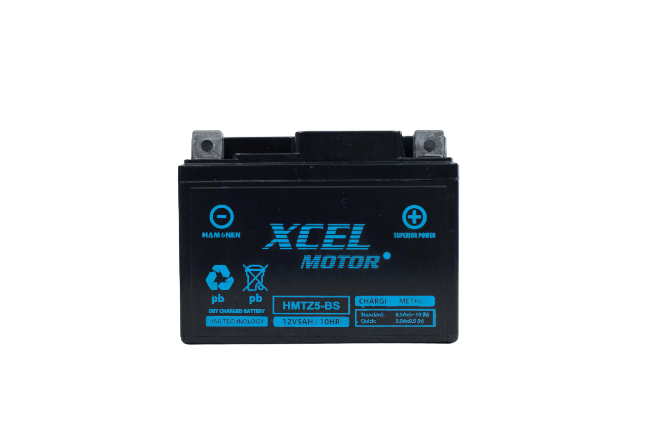 Ắc quy XCEL (RS, ex, Fu/Neo) thấp - Model: HMTZ5