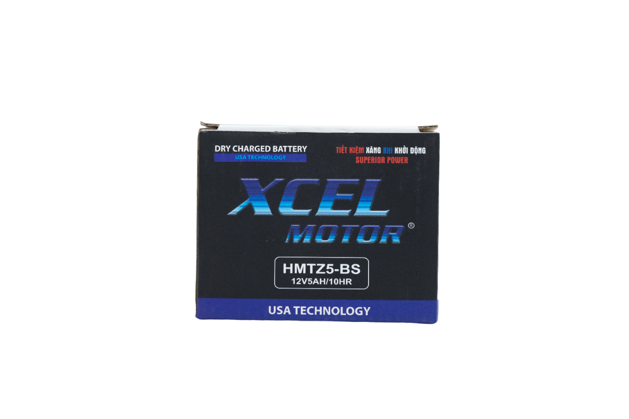 Ắc quy XCEL (RS, ex, Fu/Neo) thấp - Model: HMTZ5