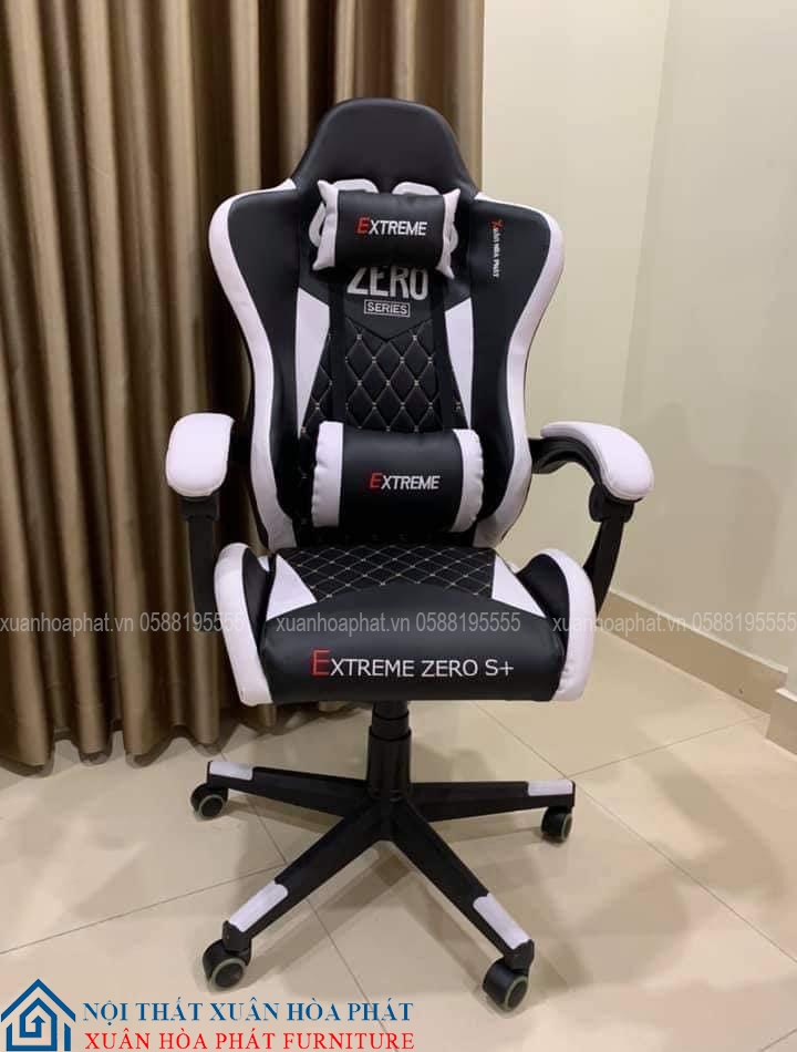 Ghế Gaming Extreme Zero S+ (WHITE-BLACK)