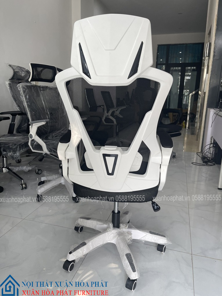 Ghế Công Thái Học Cao Cấp TMS06 Trắng