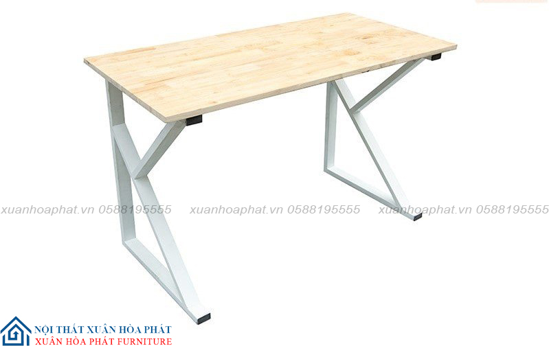 Bàn Làm Việc, Bàn Gaming Chân K Mặt Gỗ Cao Su BCS_K03