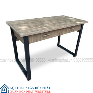 Bàn Làm Việc Chân Sắt Ngăn Kéo Giá Rẻ BLV_02