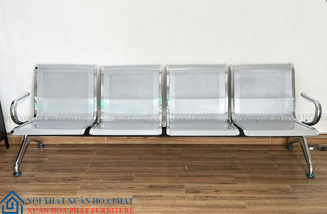 Ghế Băng Chờ / Ghế Phòng Chờ 4 Chỗ Thép Mạ Nhập Khẩu BC_02