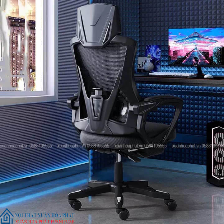 Ghế Công Thái Học Cao Cấp TMS06 Đen