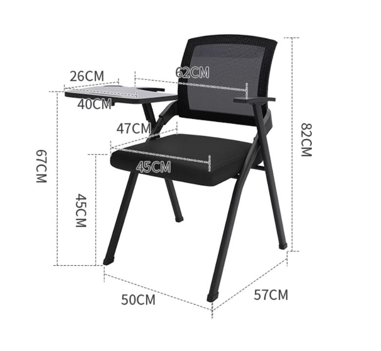 Ghế Đào Tạo Ghế Học Gấp Gọn Liền Bàn GTN_01