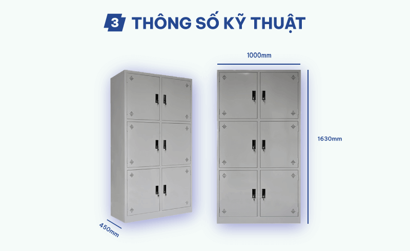 Tủ Sắt, Tủ Tài Liệu, Tủ Văn Phòng 6 Cánh Sắt K6-CS