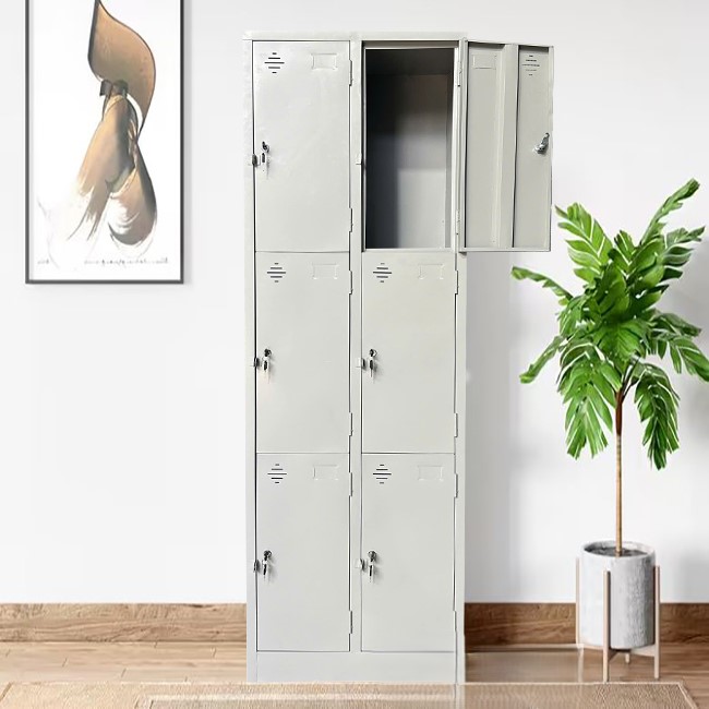 Tủ Locker 6 ngăn 2 cột LK6C2
